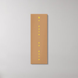 Lienzo Citas De Motivación De GIMNASIO Y Marrón Claro