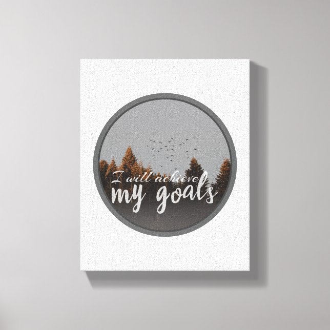 Lienzo citas de motivación matutina para el amor propio (Anverso)