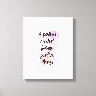 Lienzo Citas inspiradoras positivas, Get Motivated