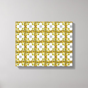 Lienzo Citrine Clover