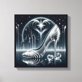 Lienzo CityScape, Stilettos y Diamantes