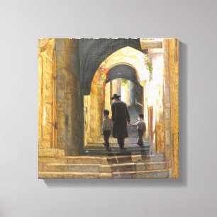 Lienzo Ciudad Antigua de Jerusalén Israel Pintura Paisaje
