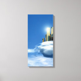 Lienzo Ciudad celestial 1-3