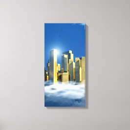 Lienzo Ciudad celestial 2-3