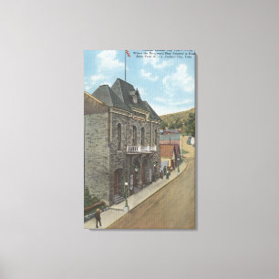 Lienzo Ciudad central, Colorado - teatro de la ópera de