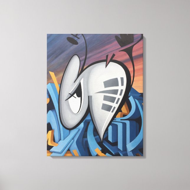 LIENZO CIUDAD DE BUGGRATT 02.09.2018 (Anverso)