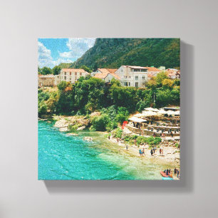 Lienzo Ciudad de Mostar - Bosnia y Herzegovina