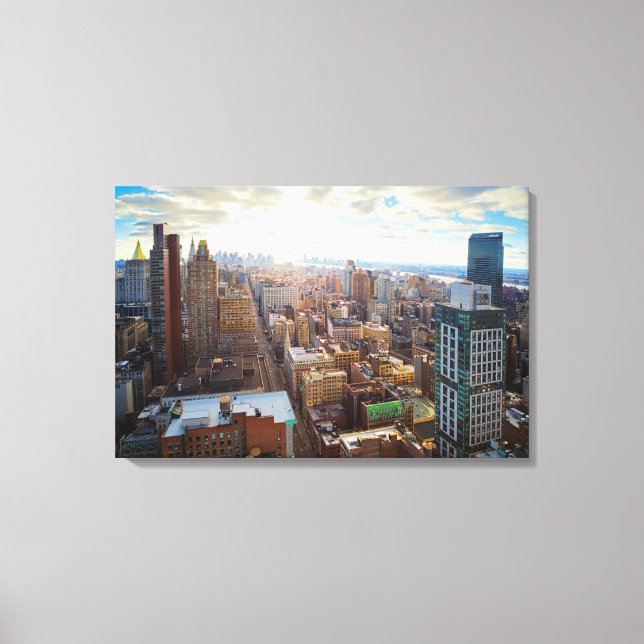 Lienzo Ciudad de Nueva York (Anverso)