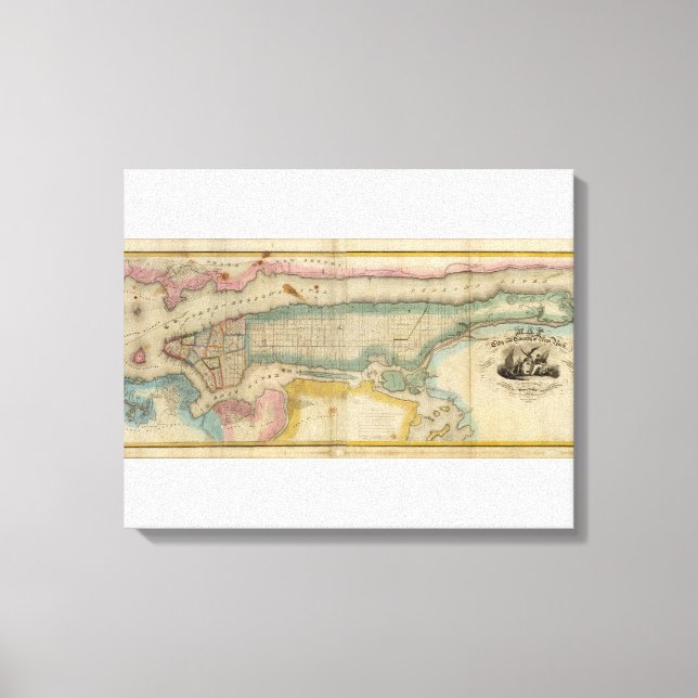 Lienzo Ciudad de Nueva York (Anverso)