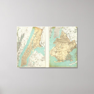 Lienzo Ciudad de NY, Brooklyn