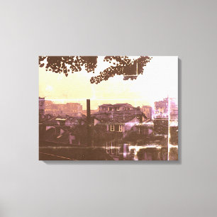 Lienzo Ciudad de Shanghai