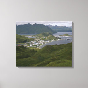 Lienzo Ciudad de Unalaska, Alaska