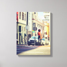 Lienzo Ciudad del Cabo, Sudáfrica Street View Cityscape