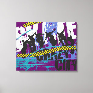 Lienzo Ciudad del Skate