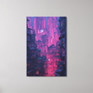 Lienzo Ciudad nocturna