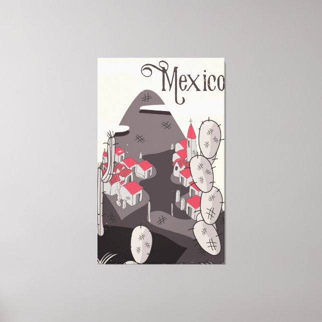 Lienzo Ciudad Personalizado de México (Anverso)