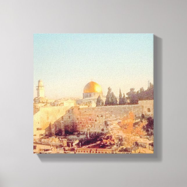 Lienzo Ciudad vieja de Jerusalén (Anverso)