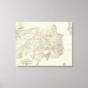 Lienzo Ciudad y condado de San Francisco