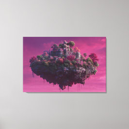 Lienzo Ciudadela del Cielo Flor de Rosa