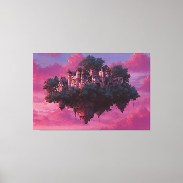 Lienzo Ciudadela Rosa Flotante (Anverso)