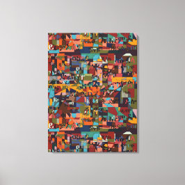 Lienzo Ciudades de Etiopía