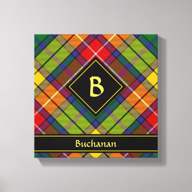 Lienzo Clan Buchanan Tartan (Anverso)