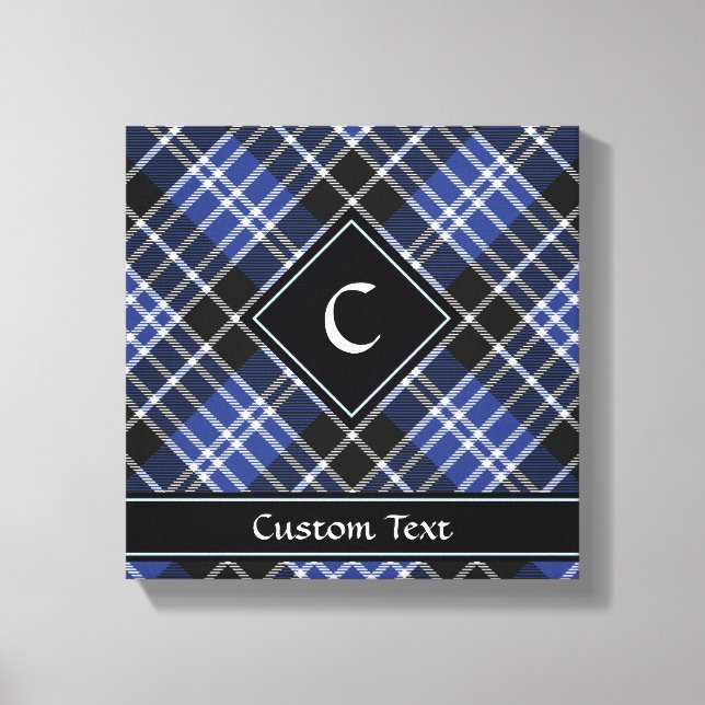 Lienzo Clan Clark Tartan (Anverso)