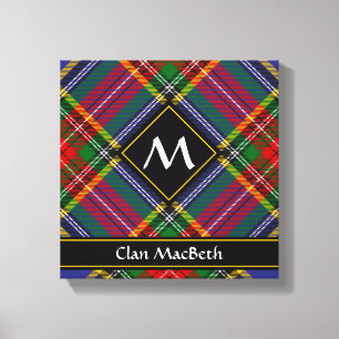 Lienzo Clan MacBeth Tartan Canvas Print
