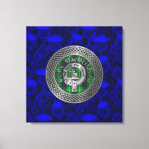 Clan MacDonald Escudo y Tartan Knot