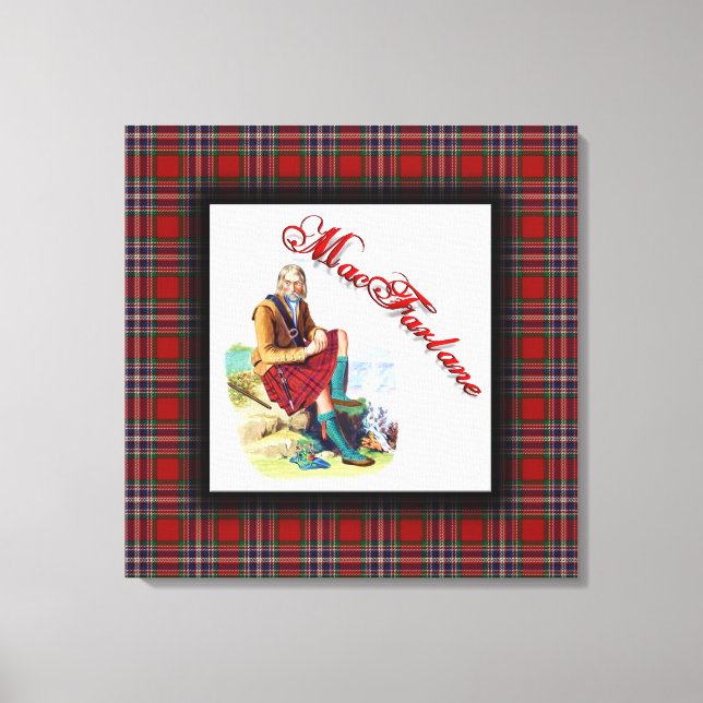 Lienzo Clan MacFarlane Scottish Dream (Anverso)
