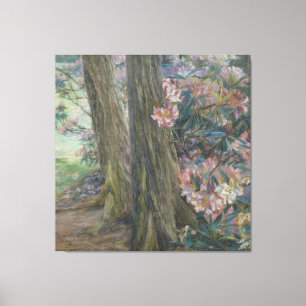 Lienzo Clara Voortman Rhododendron Bush en un jardín