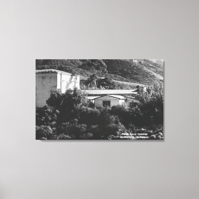 Lienzo Claremont, California View of Padua Hills Theatr (Anverso)