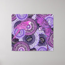 Lienzo Claridad de loros