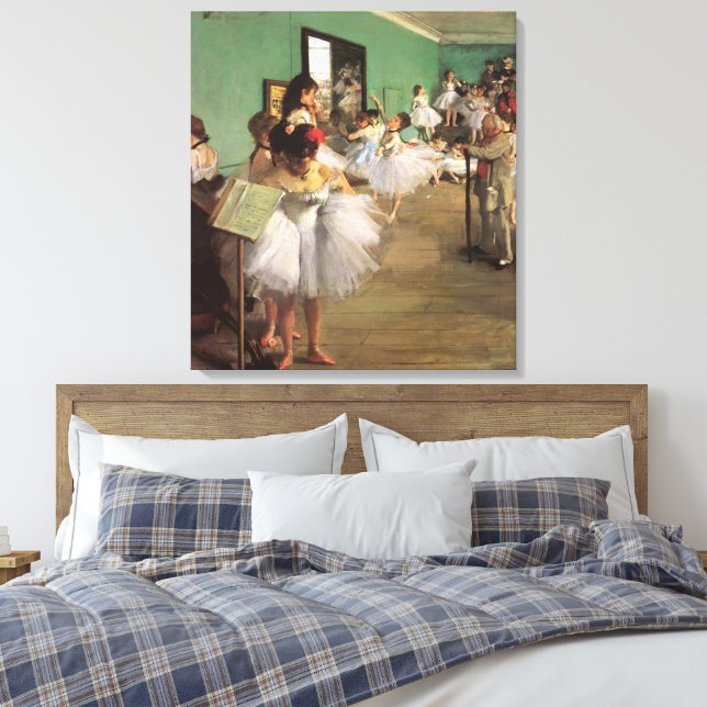 Lienzo Clase de danza de Degas, ballet de impresionismo v (Insitu(Dormitorio))