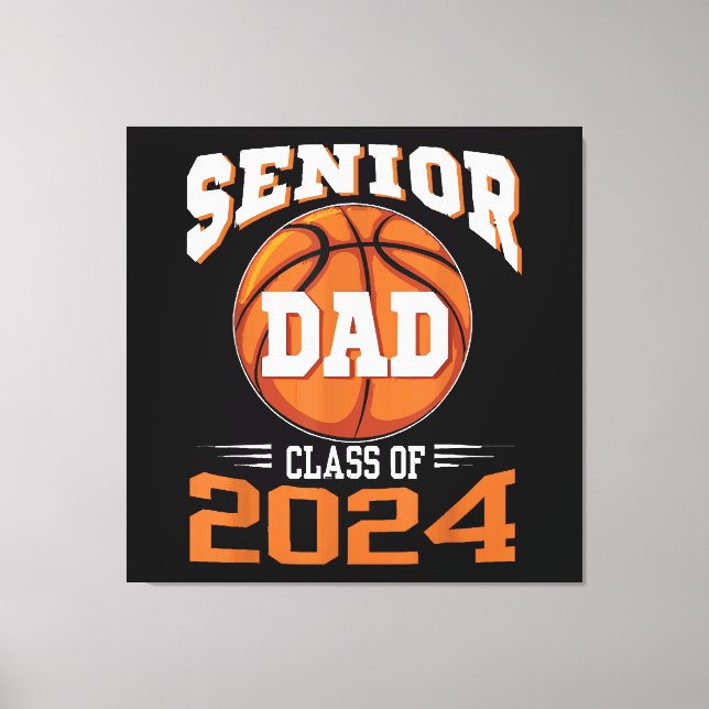 Lienzo Clase de Papá Senior 2024 (Anverso)