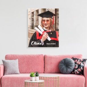 Lienzo Clase Personalizada de 2025 Tórax de Graduación