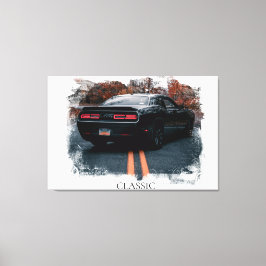 Lienzo *~* Clásico Coche Muscular Antiguo