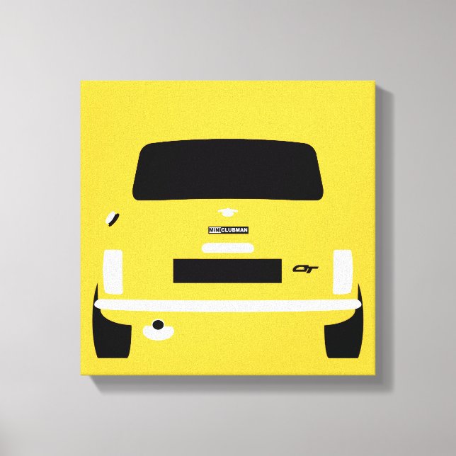 Lienzo Clásico Mini Clubman (Anverso)
