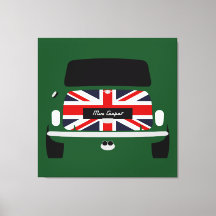 Clásico original Union Jack Austin Mini Cooper