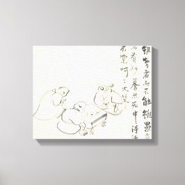 Lienzo Clásicos Zen - Gibon Sengai - Ganso & Garza