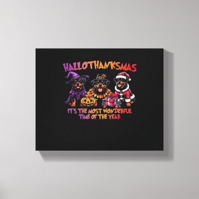 Lienzo Classi, Navidades del Día de Acción de Gracias de  (Anverso)