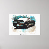 *~* Classic Digital NIR Viejo Coche Muscular Antig