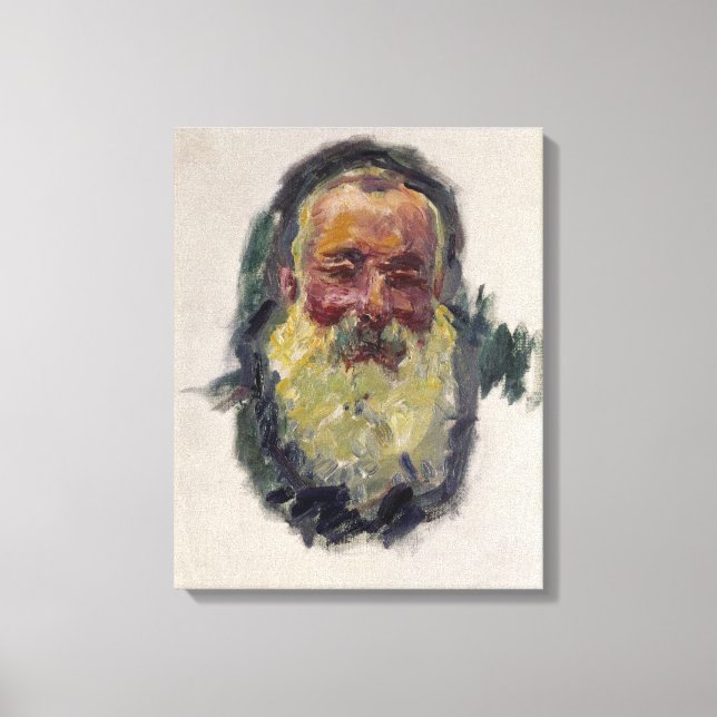 Lienzo Claude Monet | Autorretrato, 1917 (Anverso)