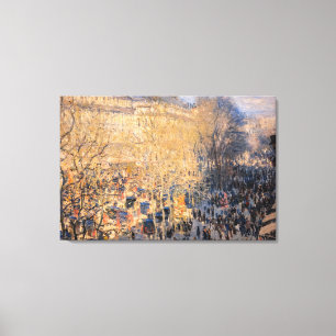 Lienzo Claude Monet - Boulevard des Capucines en París
