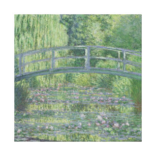 Lienzo Claude Monet   El estanque acuático: Armonía verde