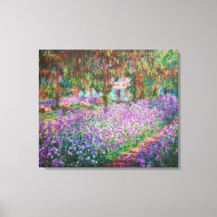 Lienzo Claude Monet - El jardín del artista en Giverny