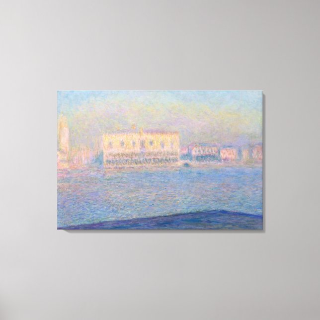 Lienzo Claude Monet | El Palacio del Doge visto desde San (Anverso)