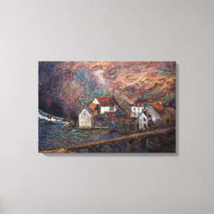 Lienzo Claude Monet - El puente en Vervy