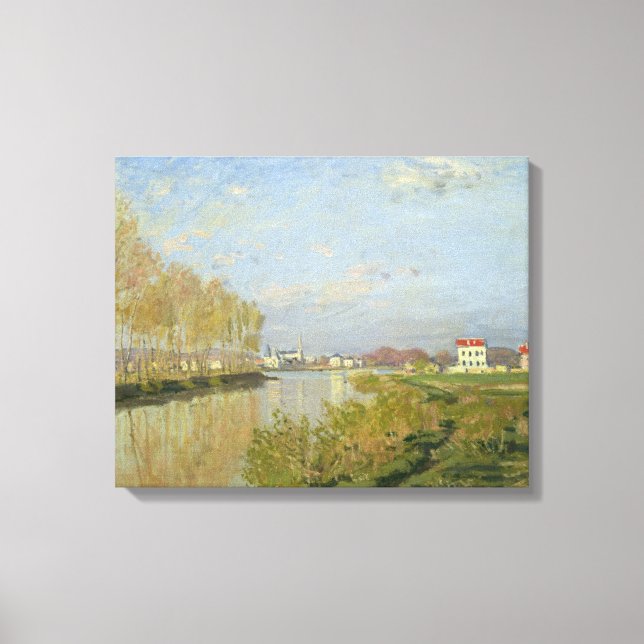 Lienzo Claude Monet | El Sena de Argenteuil, 1873 (Anverso)