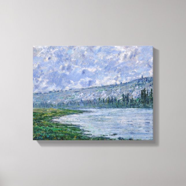 Lienzo Claude Monet - El Sena en Vetheuil (Anverso)